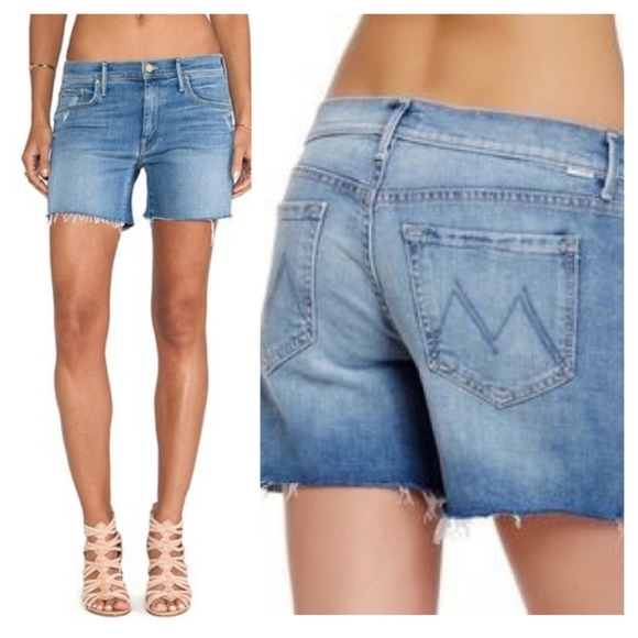 MOTHER Pants - Mother The Drop Out Short in color Love Drunk Cowboy 27